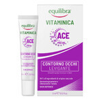 Set Equilibra Vitaminica, cremă de ochi netezitoare, 15 ml + Camomila, șampon de mușețel iluminator, 300 ml