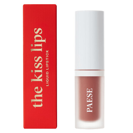 Paese The Kiss Lips, rossetto liquido, 01 Nude Beige, 3,4 ml