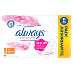 Always Sensitive, assorbenti igienici con ali, taglia 1, normali, 40 pz.