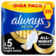 Always Ultra, șervețele sanitare cu aripi, mărimea 5, Secure Night Extra, 20 bucăți