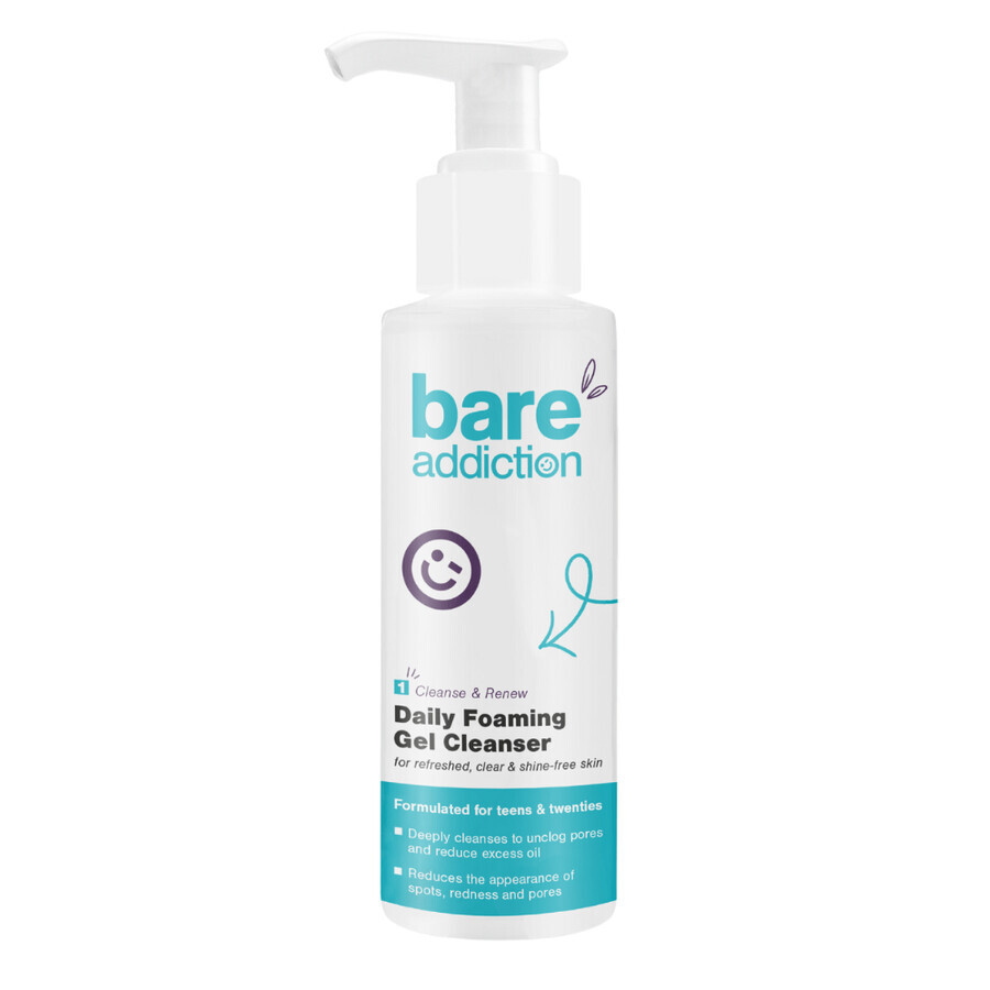 Bare Addiction Gel Limpiador Espumoso Diario, 150 ml