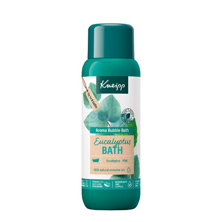 Kneipp Eucalyptus Bath, spumă de baie aromatică, eucalipt și mentă, 400 ml