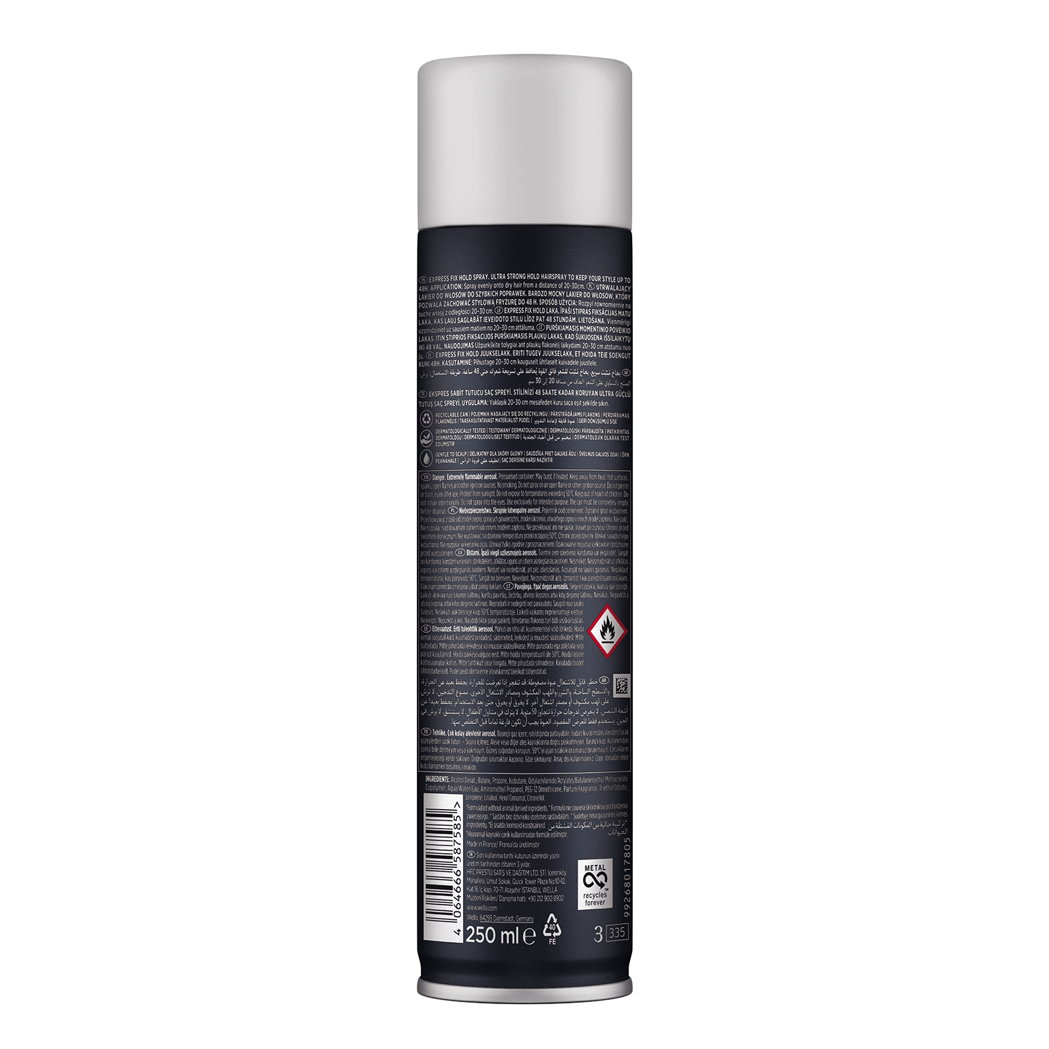 Wellaflex Men, fixativ, fixare ultra puternică, 250 ml