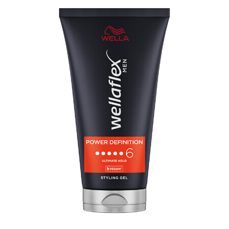 Wella Wellaflex Men, gel capillaire, tenue ultime, 150 ml