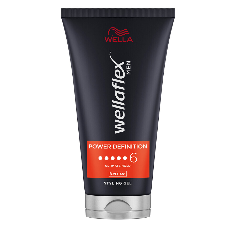 Wella Wellaflex Men, gel capillaire, tenue ultime, 150 ml