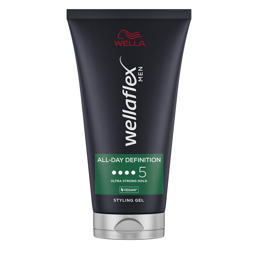 Wella Wellaflex Men, Gel de păr, fixare ultra puternică, 150 ml