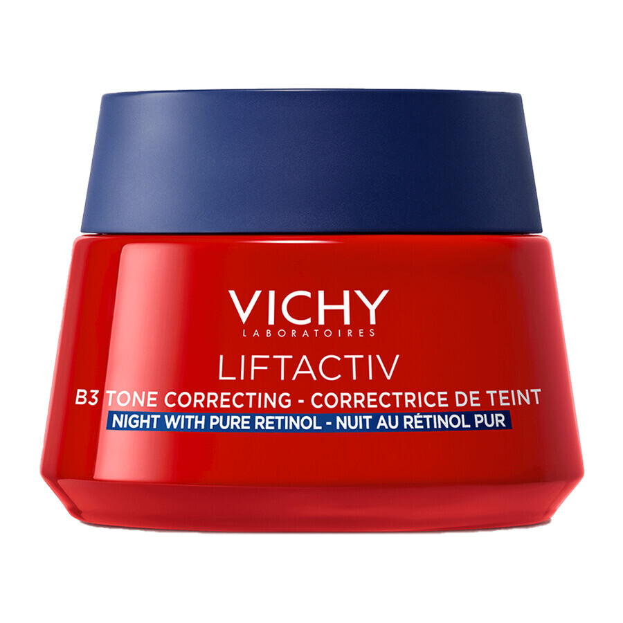 Vichy Liftactiv, anti-pigmentation night cream with pure retinol and niacinamide, 50 ml