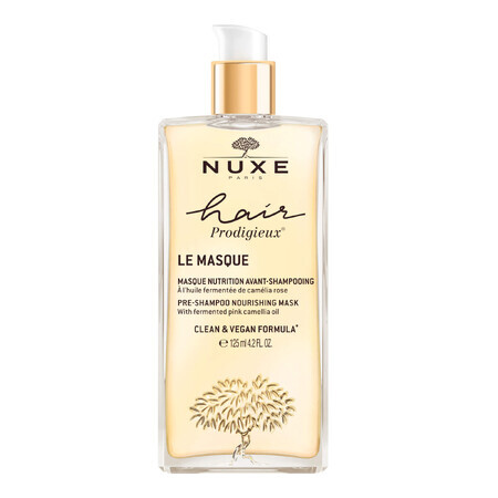 Nuxe Hair Prodigieux, maschera nutriente prima del lavaggio dei capelli, 125 ml