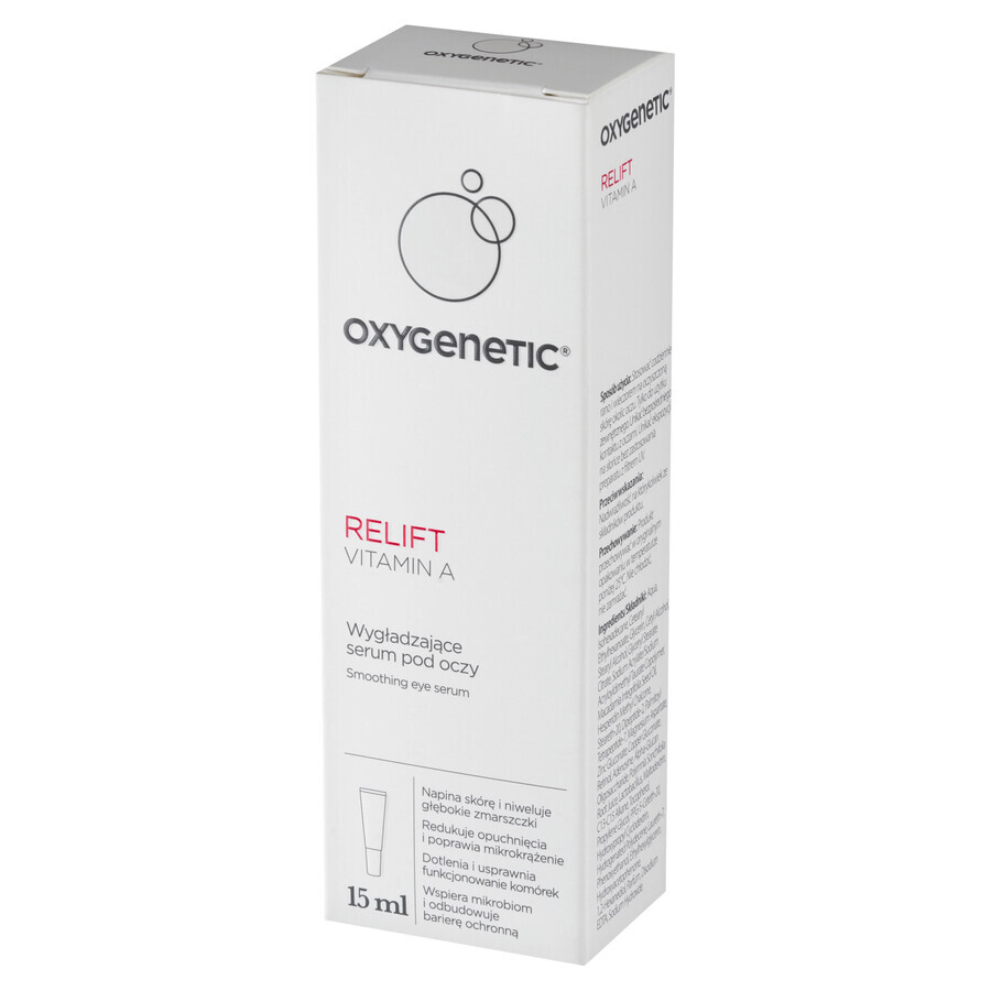 Oxygenetic Relift Vitamin A Smoothing Eye Serum, 15 ml