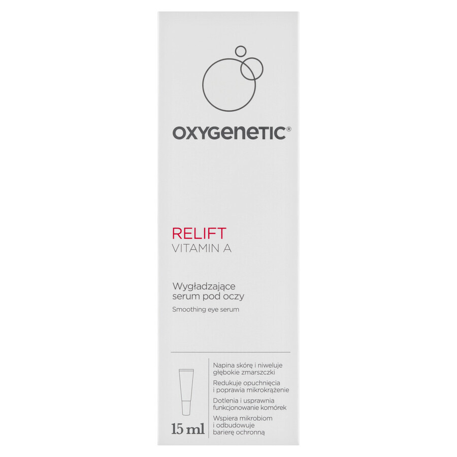 Oxygenetic Relift Vitamin A Smoothing Eye Serum, 15 ml