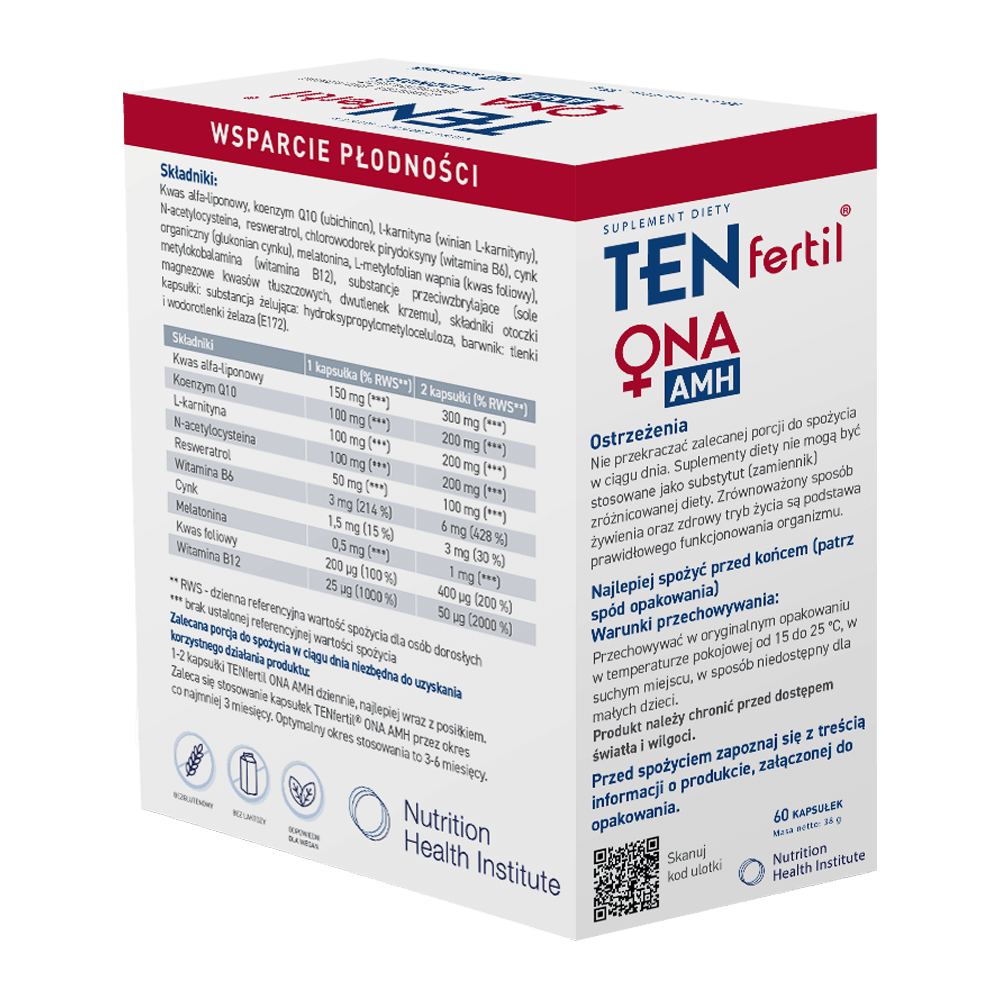 TENfertil Ona AMH, 60 capsule