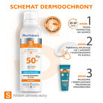 Pharmaceris S, emulsione protettiva per neonati e bambini, SPF 50+, 150 ml + Set, emulsione solare, SPF 50+, 10 ml + crema, campione gratuito