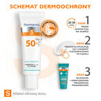 Pharmaceris S Sensi Protect, emulsie de protecție zilnică, SPF 50+, 50 ml + Set, emulsie de protecție solară, SPF 50+, 10 ml + cremă, eșantion gratuit