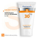 Pharmaceris S Sun Body Protect, emulsione solare protettiva SPF 30, 150 ml + Set, emulsione solare protettiva, SPF 50+, 10 ml + crema, campione gratuito