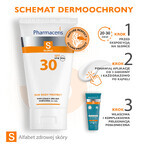 Pharmaceris S Sun Body Protect, emulsione solare protettiva SPF 30, 150 ml + Set, emulsione solare protettiva, SPF 50+, 10 ml + crema, campione gratuito