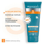 Pharmaceris S, Beruhigende und regenerierende After-Sun-Lotion, 200 ml + Set, Sonnenschutzemulsion, SPF 50+, 10 ml + Creme, Gratisprobe