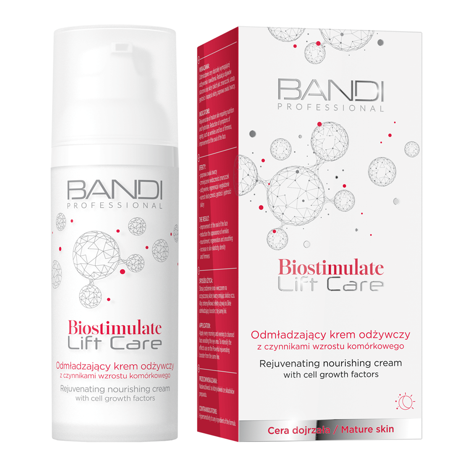 Bandi Biostimulate Lift Care, cremă nutritivă întineritoare, 50 ml