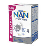 Nestle NAN Optipro Plus 4, un produs pe bază de lapte pentru copii de peste 2 ani, 1,2 kg