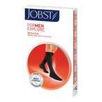 Jobst For Men Explore, șosete de compresie până la genunchi, CCL2, vârf închis, mărimea 3, negru