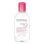 Set Bioderma Sensibio, ser hidratant facial calmant, piele sensibilă, 30 ml + apă micelară, piele sensibilă, 250 ml