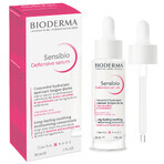 Set Bioderma Sensibio, ser hidratant facial calmant, piele sensibilă, 30 ml + apă micelară, piele sensibilă, 250 ml