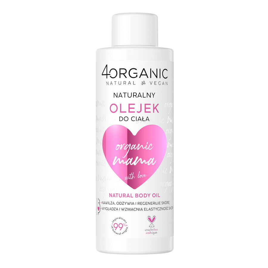 4Organic Mama, ulei natural pentru vergeturi, 125 ml