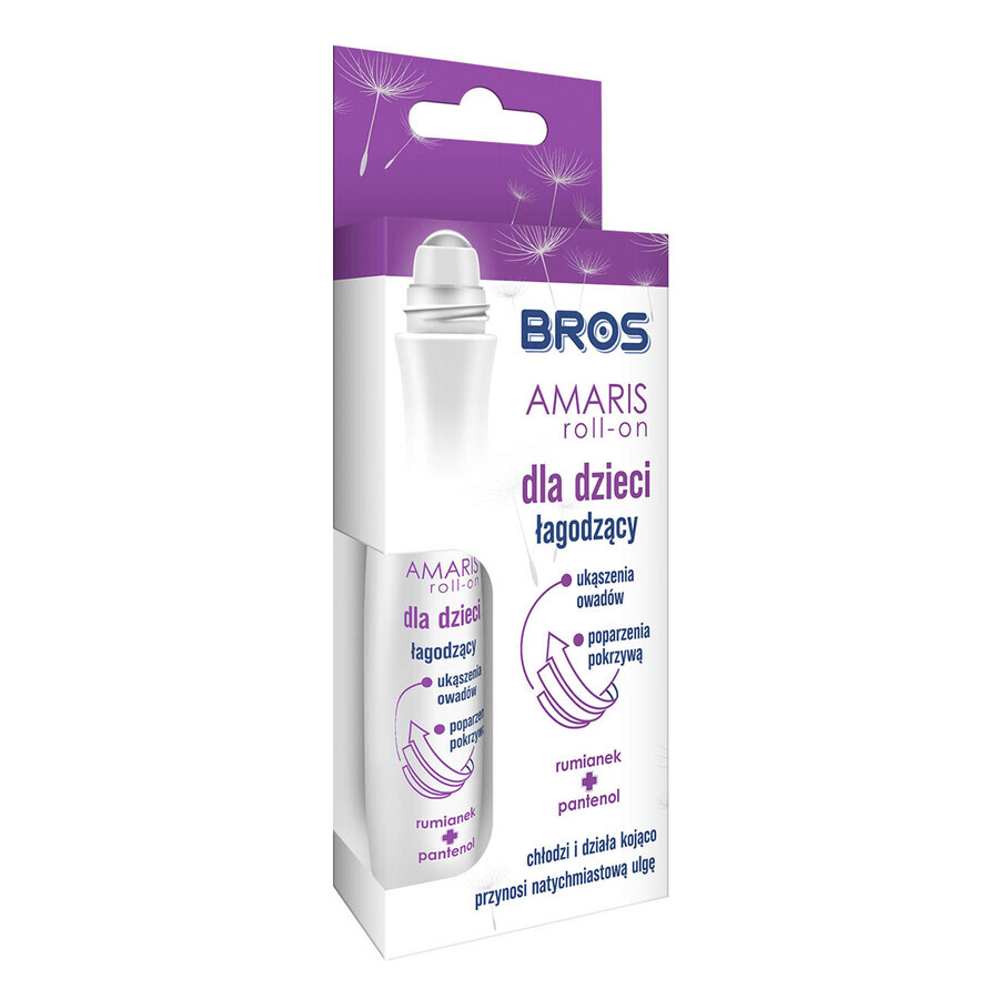 Bros Amaris, roll-on pentru copii pentru calmarea mușcăturilor de insecte, 15 ml