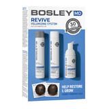 BosleyMD Revive kit pentru stimularea creșterii părului necolorat, șampon, 150ml + balsam, 150ml + spumă, 100ml