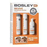 BosleyMD Revive kit pentru stimularea creșterii părului vopsit, șampon, 150ml + balsam, 150ml + spumă, 100ml