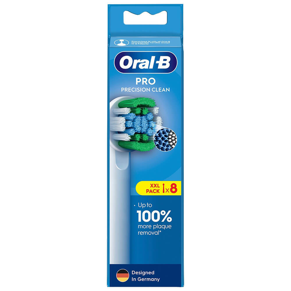 Oral-B Pro Precision Clean, vârfuri de schimb pentru o periuță de dinți electrică Clean Maximiser, 8 bucăți