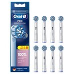 Oral-B Pro Sensitive Clean, punte di ricambio per spazzolino elettrico, 8 pezzi