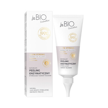 beBIO Cosmetics Baby Hair Complex, scrub enzimatic natural pentru stimularea creșterii părului, 100 ml