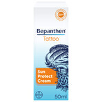 Bepanthen Tattoo, protecție solară pentru pielea tatuată, SPF50+, 50 ml