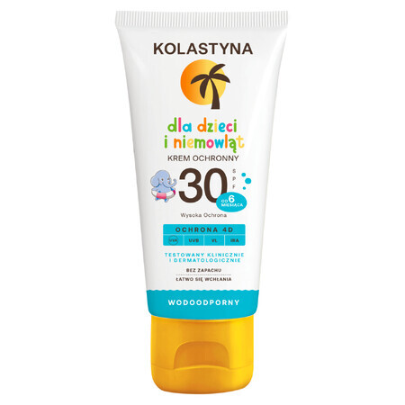 Kolastyna, cremă de protecție solară pentru copii și bebeluși, de la vârsta de 6 luni, SPF 30, 75 ml