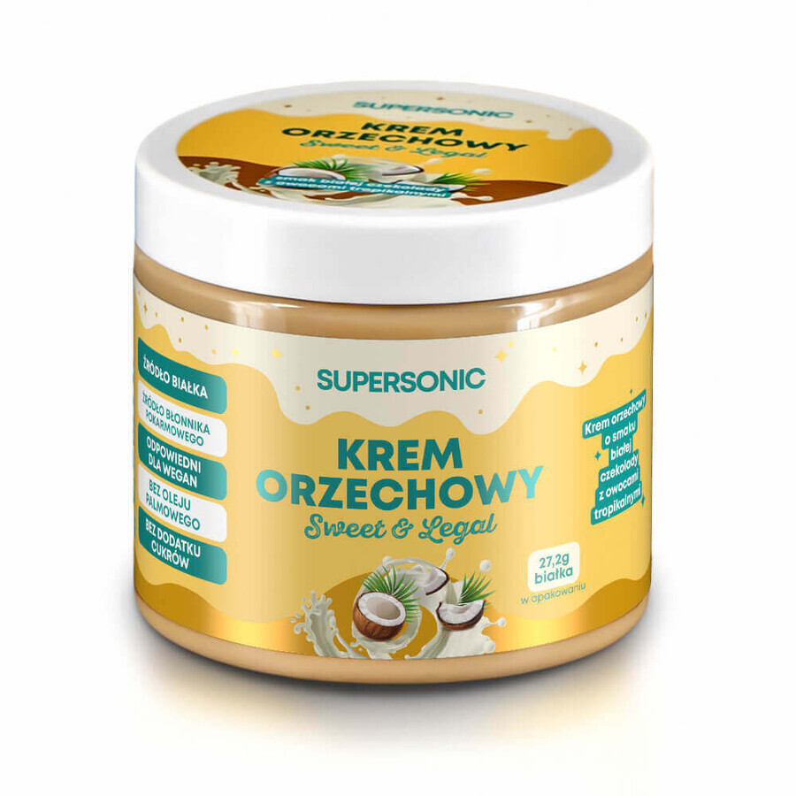 Set Supersonic, crema de avellanas, 160 g + crema de avellanas, 160 g + Power Tube, 50 g gratis