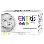 Set ENTitis Baby pentru bebeluși peste 6 luni și copii, aromă de banane, 3 x 30 pliculețe