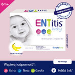 Set ENTitis Baby pentru bebeluși peste 6 luni și copii, aromă de banane, 3 x 30 pliculețe