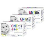 Set ENTitis Baby pentru bebeluși peste 6 luni și copii, aromă de banane, 3 x 30 pliculețe