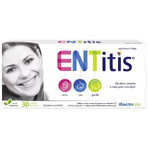 Set ENTitis, para niños mayores de 3 años y adultos, sabor menta, 3 x 30 pastillas