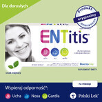 Set ENTitis, para niños mayores de 3 años y adultos, sabor menta, 3 x 30 pastillas