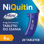 NiQuitin Mini 4 mg, 20 pastiluțe