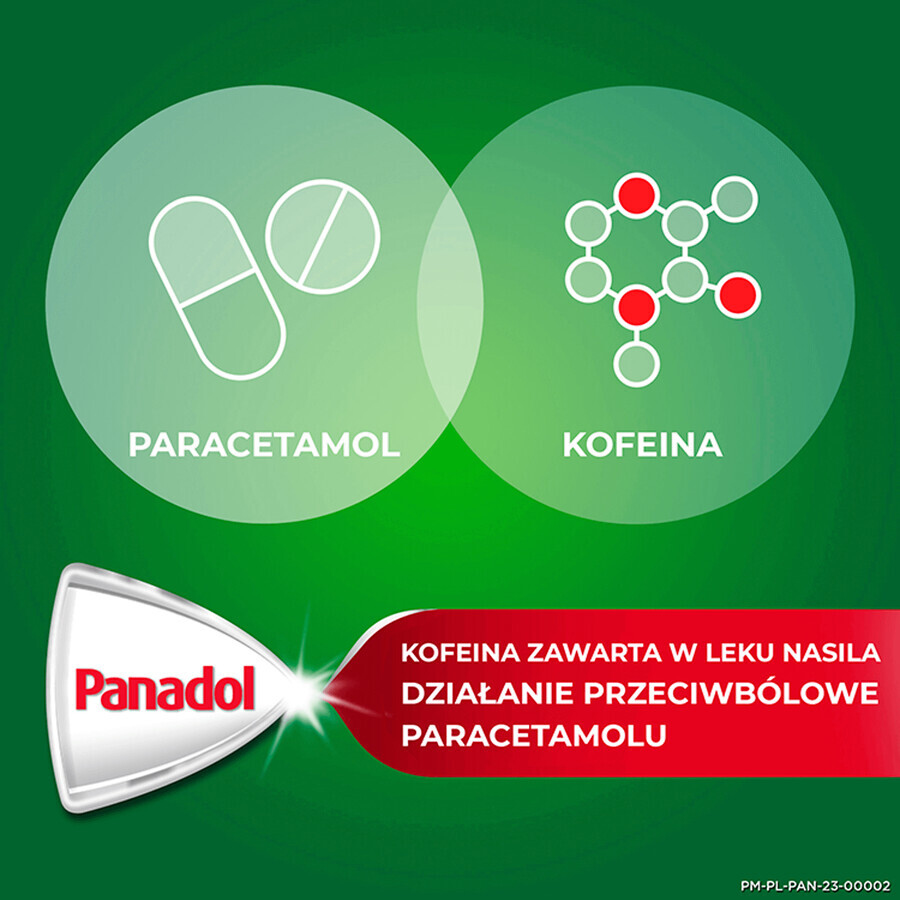 Panadol Extra 500 mg + 65 mg, 12 tabletten