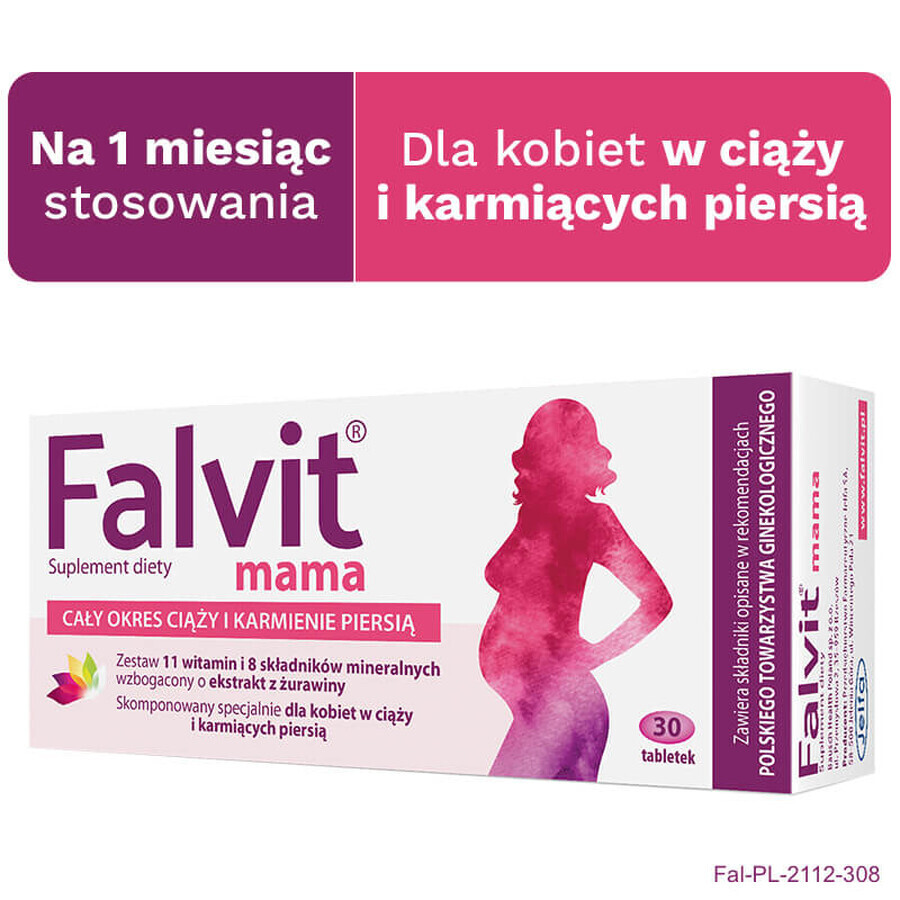 Falvit Mama, 30 tabletten