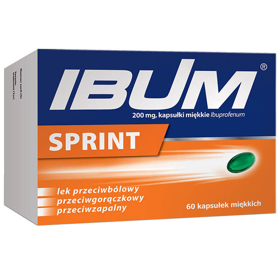 Ibum Sprint 200 mg, 60 soft capsules