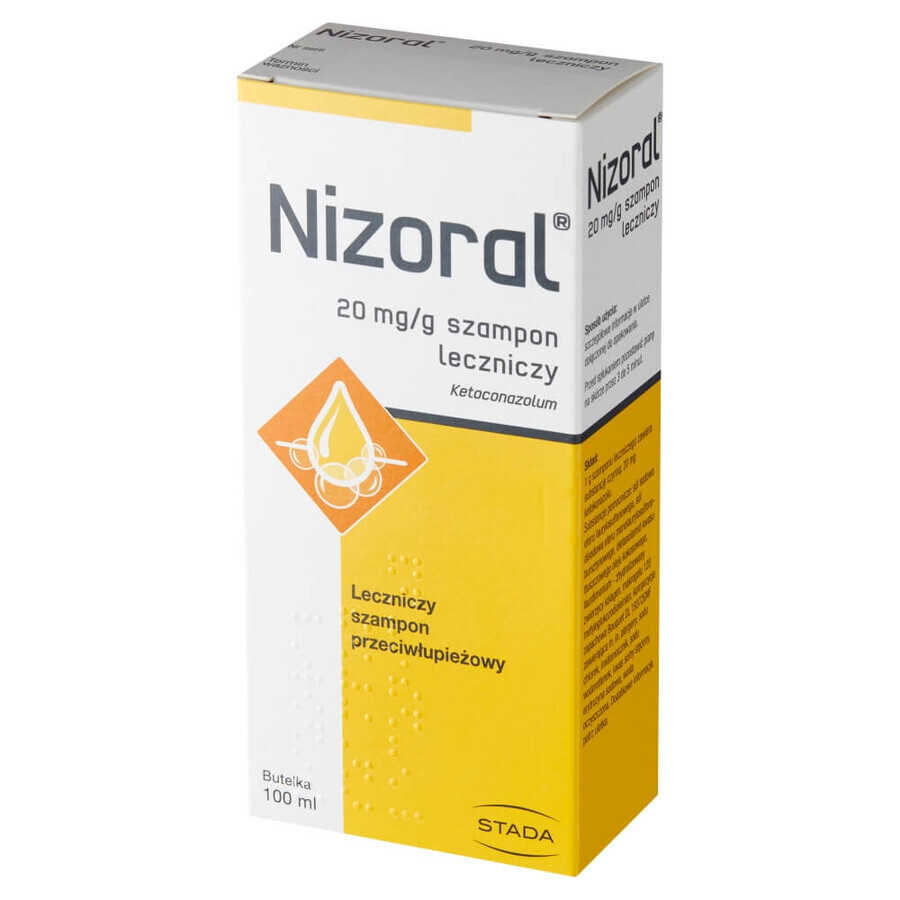 Nizoral 20 mg/g, șampon anti-mătreață, 100 ml