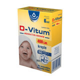 D-Vitum 400 UI, vitamina D pentru nou-născuți, sugari și copii, picături orale, 6 ml