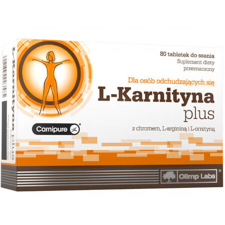 Olimp L-Carnitină Plus, 80 pastile