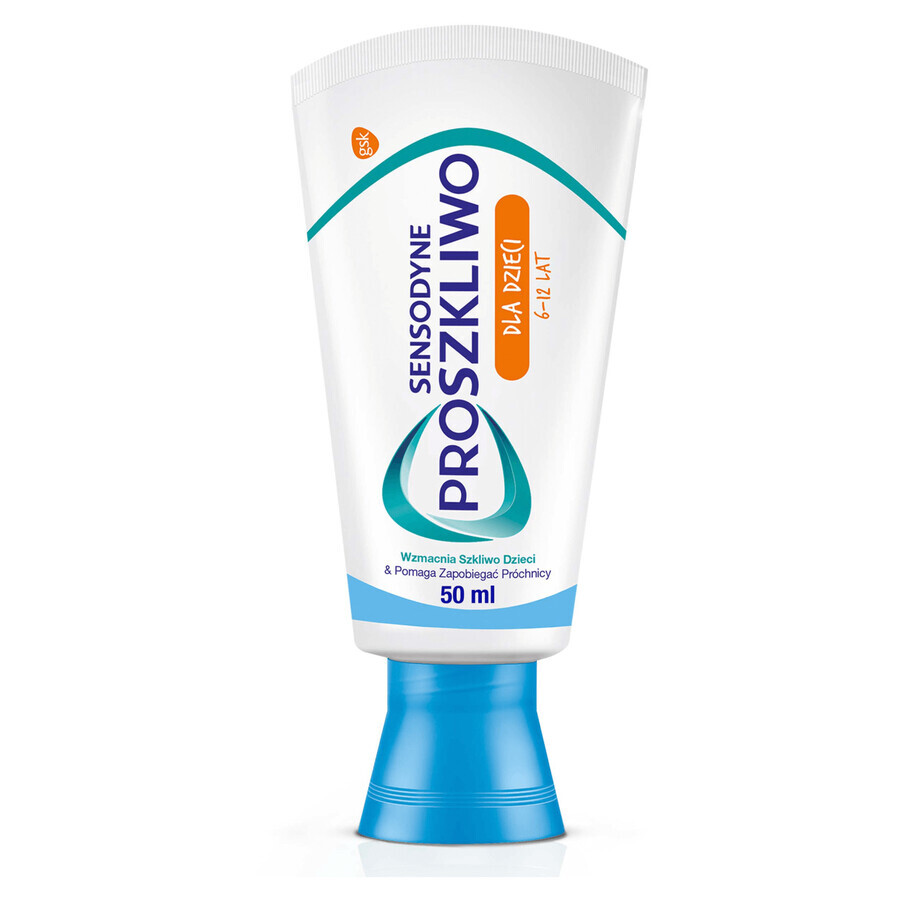 Sensodyne ProSzkliwo, pasta de dientes para niños de 6 a 12 años, 50 ml