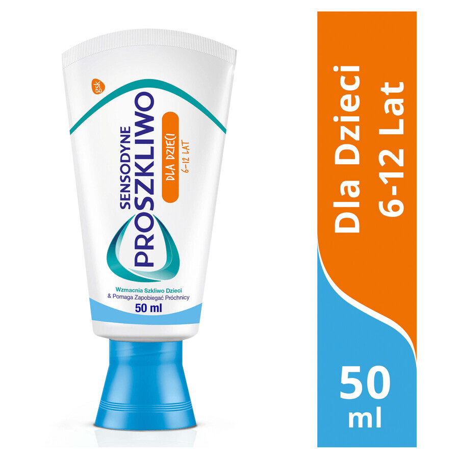 Sensodyne ProSzkliwo, pasta de dientes para niños de 6 a 12 años, 50 ml