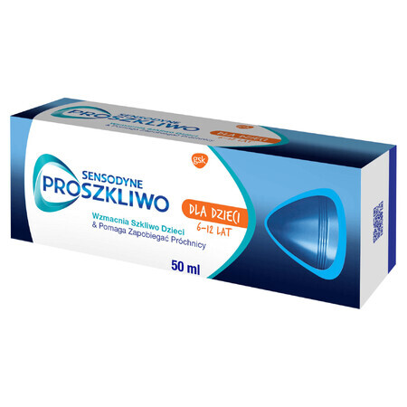 Sensodyne ProSzkliwo, pasta de dientes para niños de 6 a 12 años, 50 ml